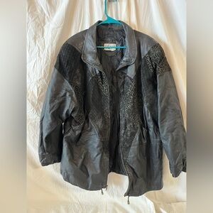 The Legend Vintage Leather Ladies Jacket 2x